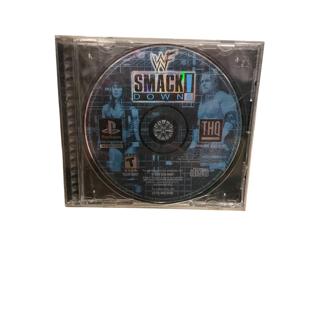 WWF SmackDown Sony PlayStation 1 PS1 2000 Wrestling Video Game SLUS-00927 THQ